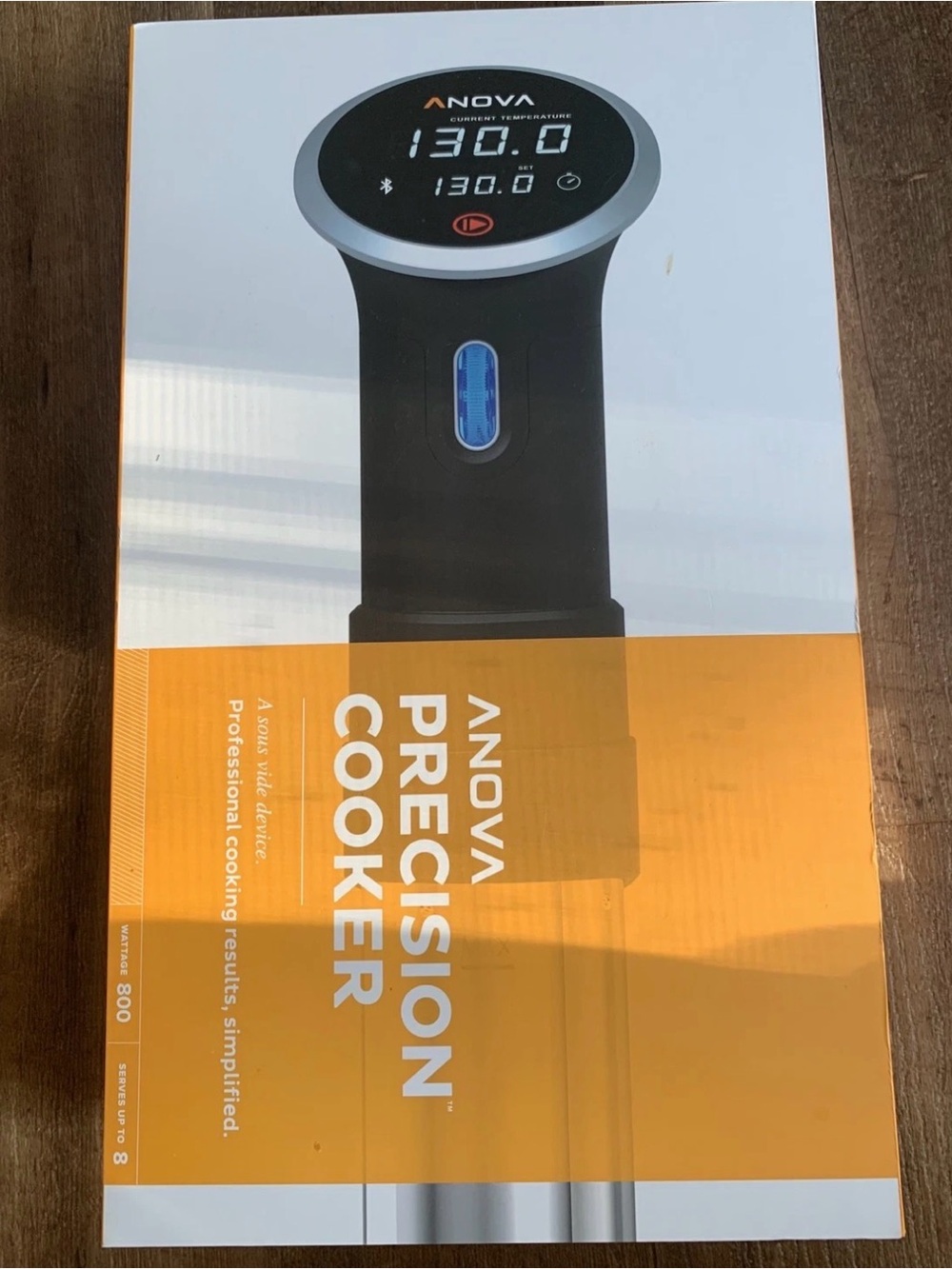 Anova A2.2 Sous Vide Precision Cooker with Bluetooth & Bonus 237 Page Cook Book!